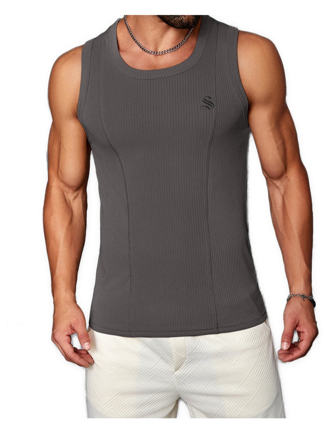 Jako 12 - Tank Top for Men - Sarman Fashion - Wholesale Clothing Fashion Brand for Men from Canada