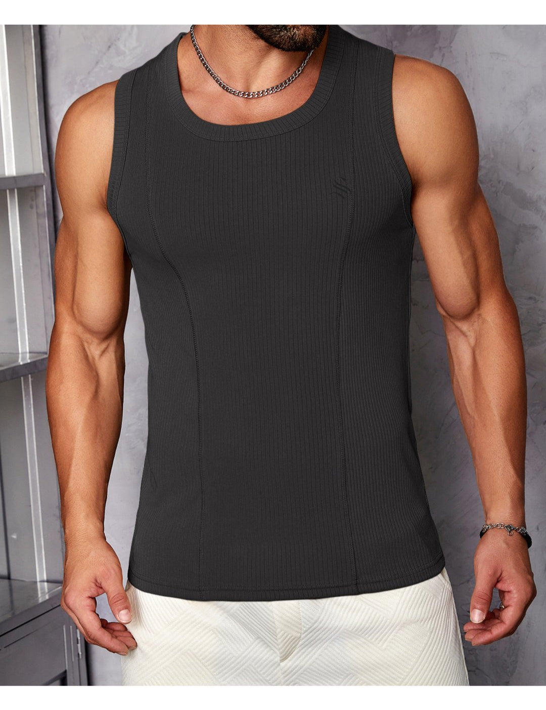 Jako 12 - Tank Top for Men - Sarman Fashion - Wholesale Clothing Fashion Brand for Men from Canada