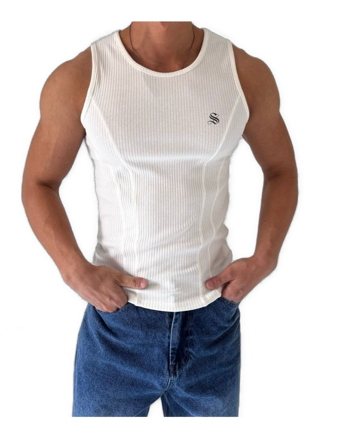 Jako 13 - Tank Top for Men - Sarman Fashion - Wholesale Clothing Fashion Brand for Men from Canada