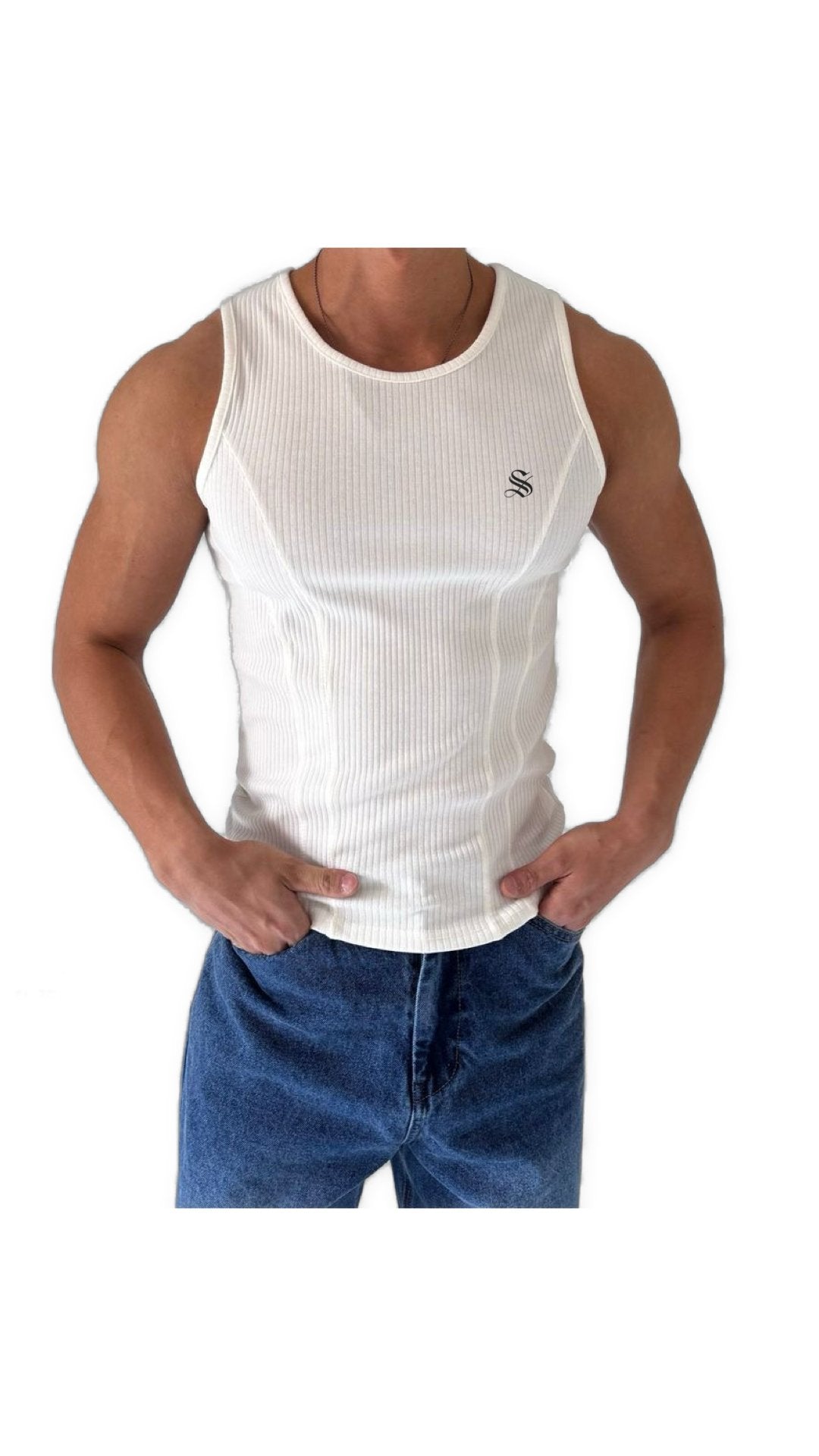 Jako 13 - Tank Top for Men - Sarman Fashion - Wholesale Clothing Fashion Brand for Men from Canada