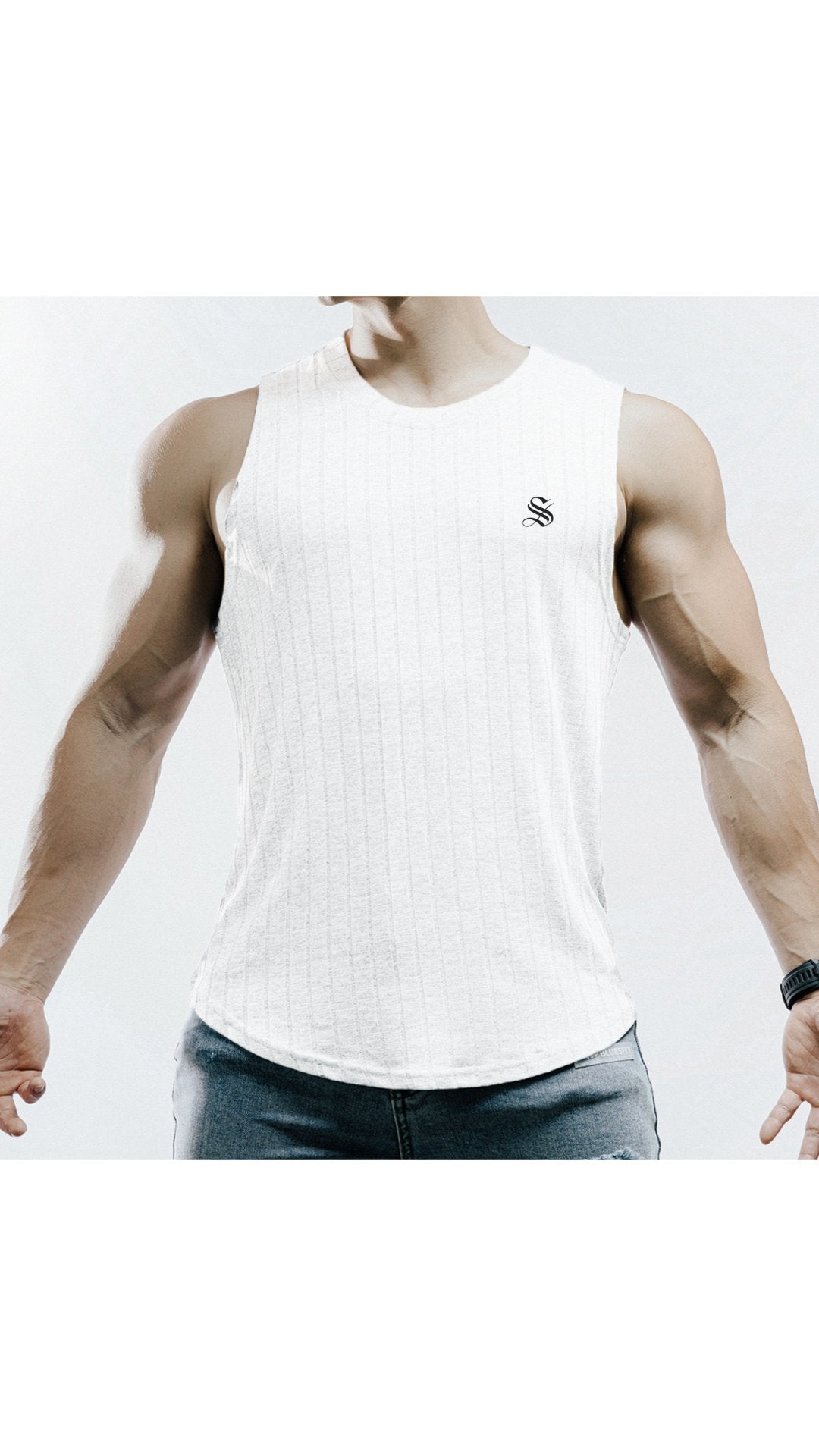 Jako 3 - Tank Top for Men - Sarman Fashion - Wholesale Clothing Fashion Brand for Men from Canada