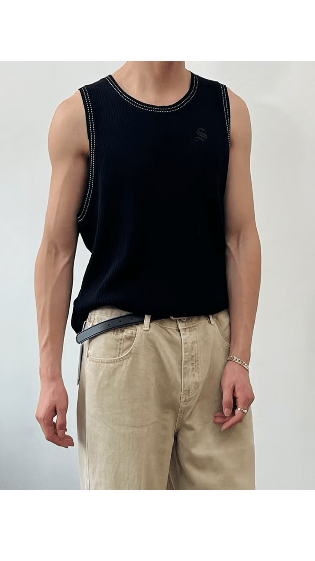 Jins - Tank Top for Men - Sarman Fashion - Wholesale Clothing Fashion Brand for Men from Canada