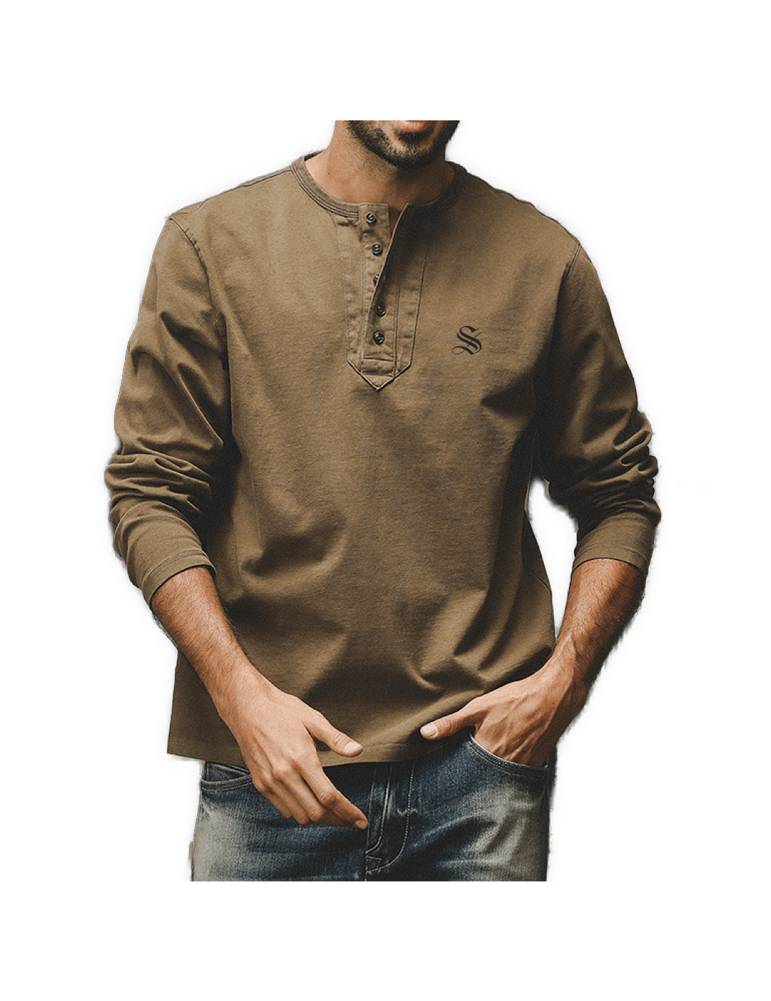 Joja 2 - Long Sleeve Shirt for Men - Sarman Fashion - Wholesale Clothing Fashion Brand for Men from Canada