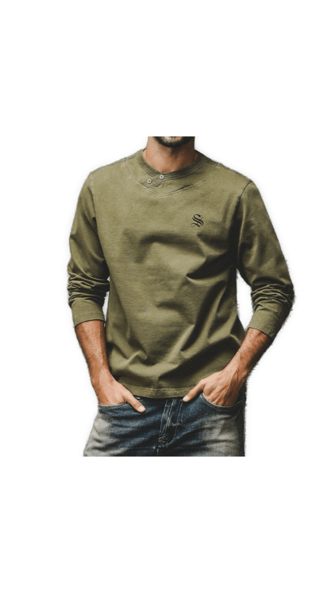 Joja - Long Sleeve Shirt for Men - Sarman Fashion - Wholesale Clothing Fashion Brand for Men from Canada