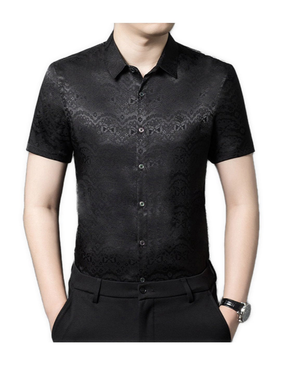 Juliza - Short Sleeves Shirt for Men - Sarman Fashion - Wholesale Clothing Fashion Brand for Men from Canada