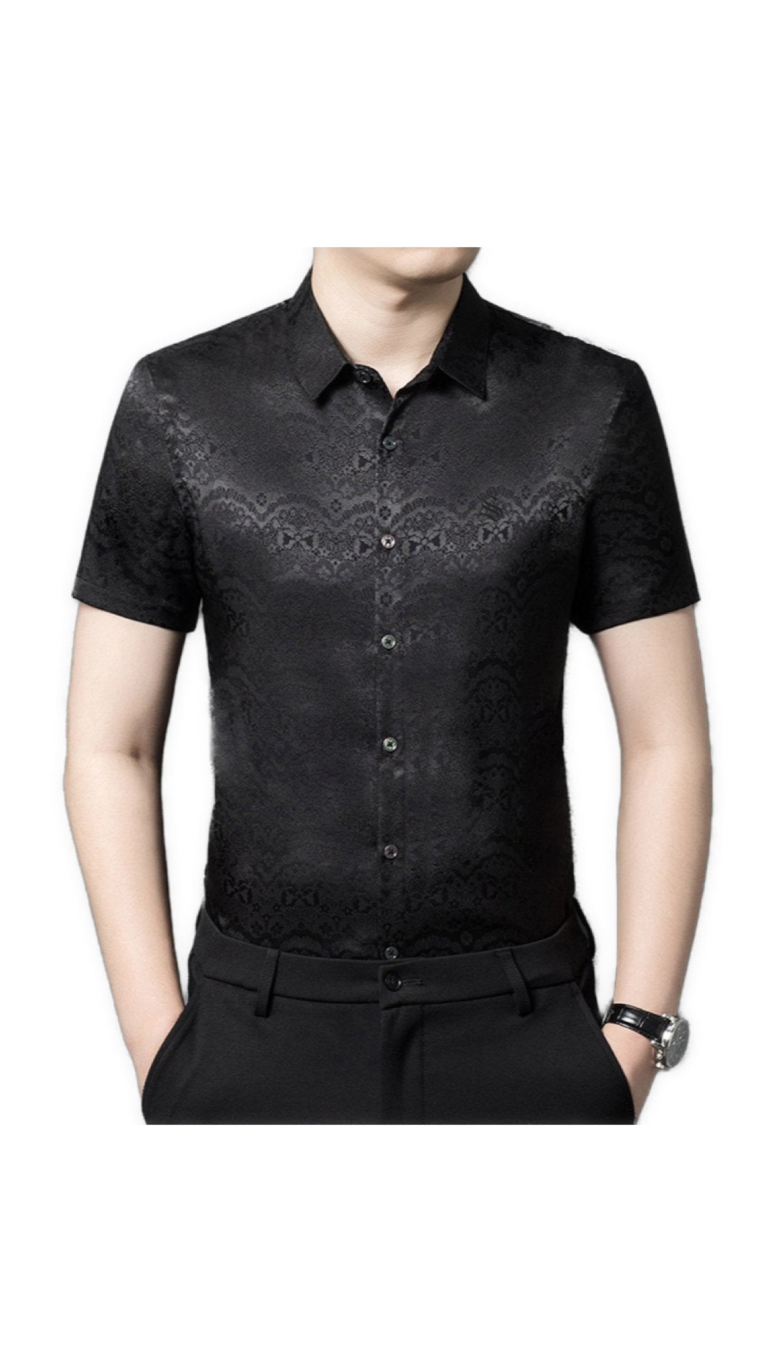 Juliza - Short Sleeves Shirt for Men - Sarman Fashion - Wholesale Clothing Fashion Brand for Men from Canada