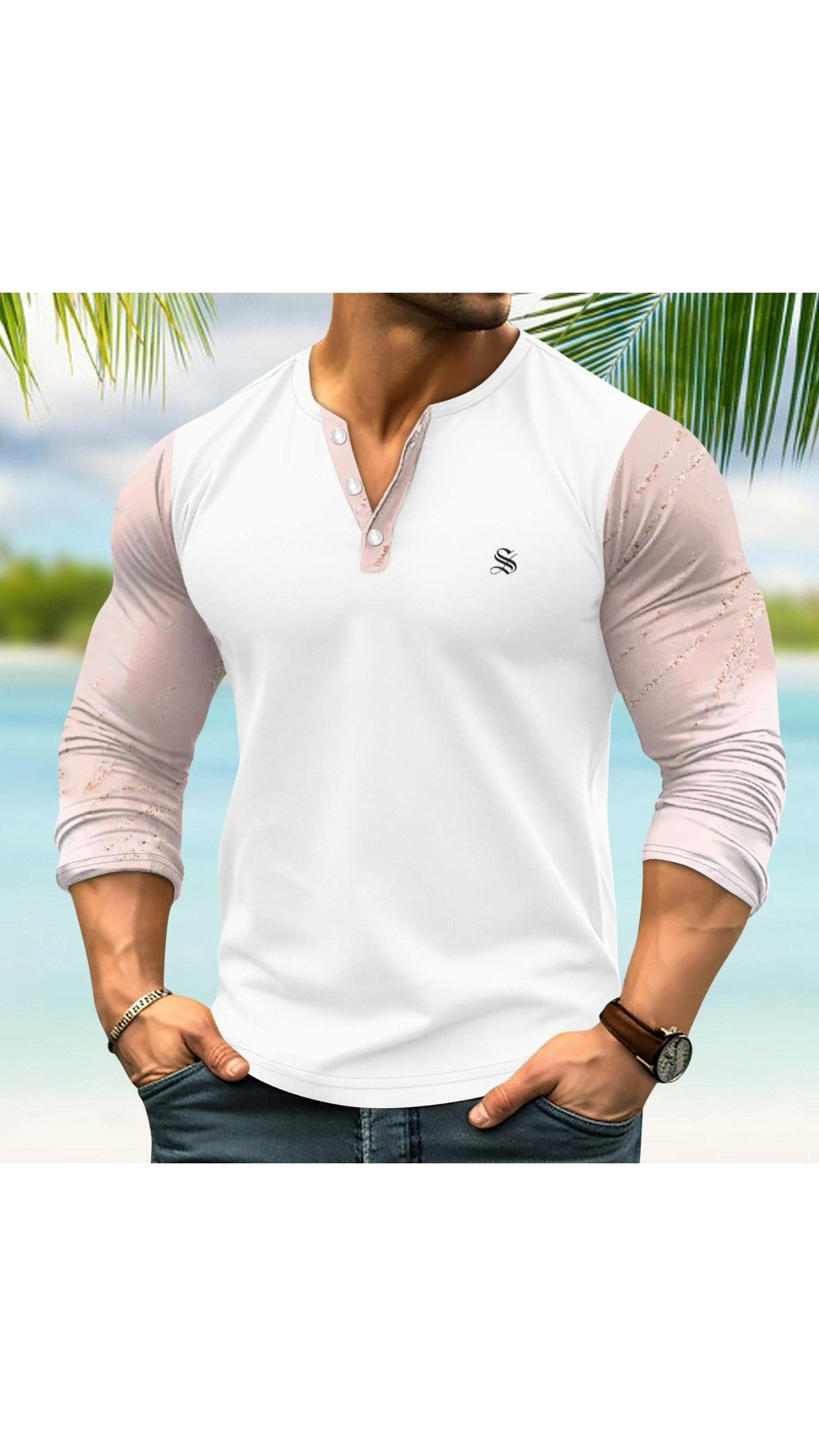 Jung 3 - Long Sleeves Shirt for Men - Sarman Fashion - Wholesale Clothing Fashion Brand for Men from Canada