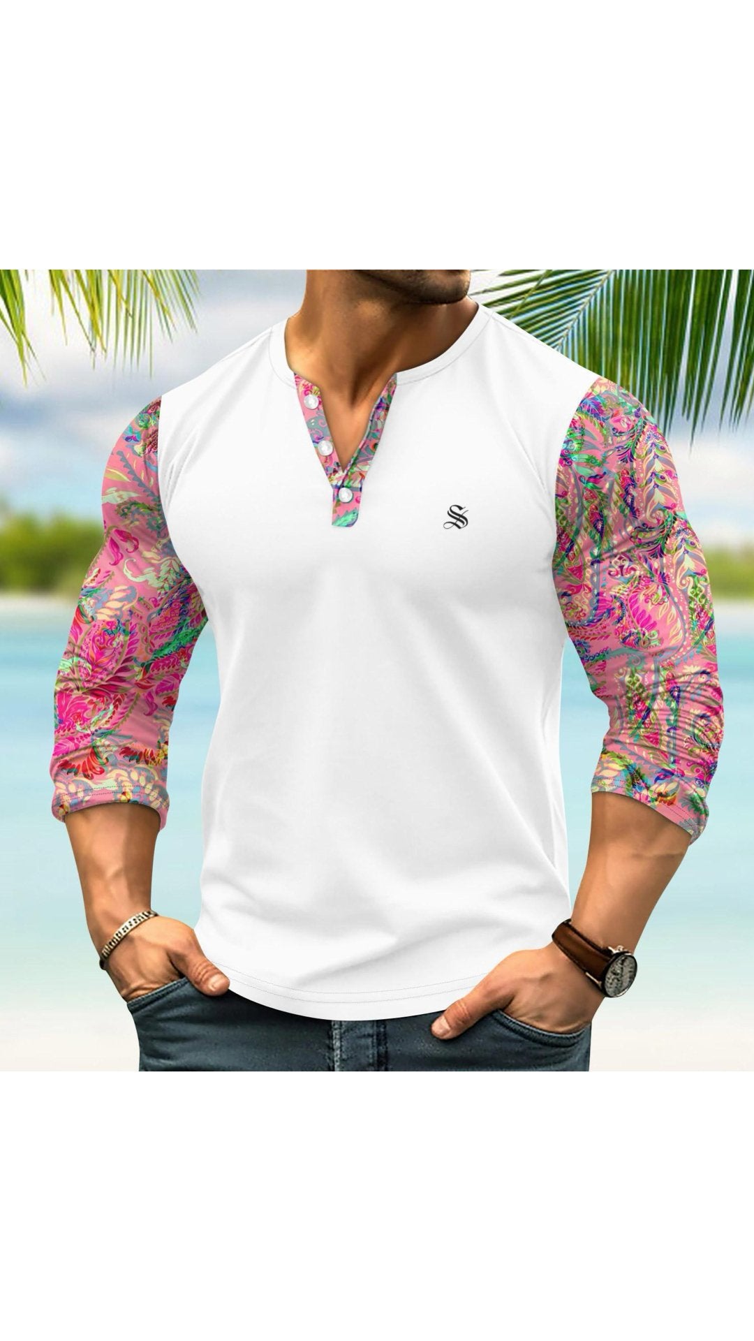 Jung 3 - Long Sleeves Shirt for Men - Sarman Fashion - Wholesale Clothing Fashion Brand for Men from Canada