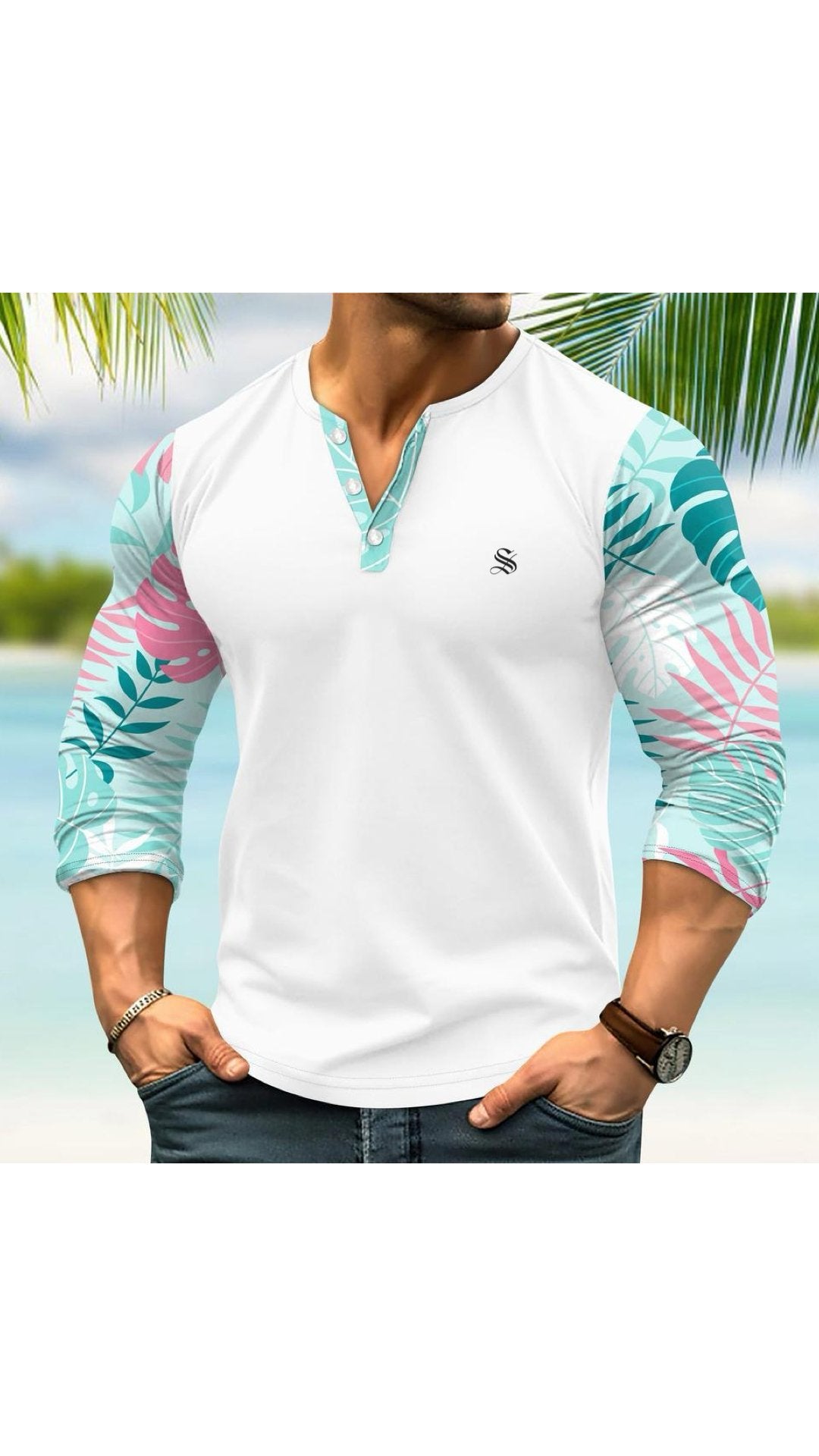 Jung 3 - Long Sleeves Shirt for Men - Sarman Fashion - Wholesale Clothing Fashion Brand for Men from Canada