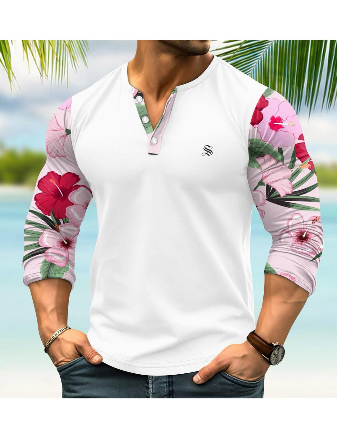 Jung 3 - Long Sleeves Shirt for Men - Sarman Fashion - Wholesale Clothing Fashion Brand for Men from Canada