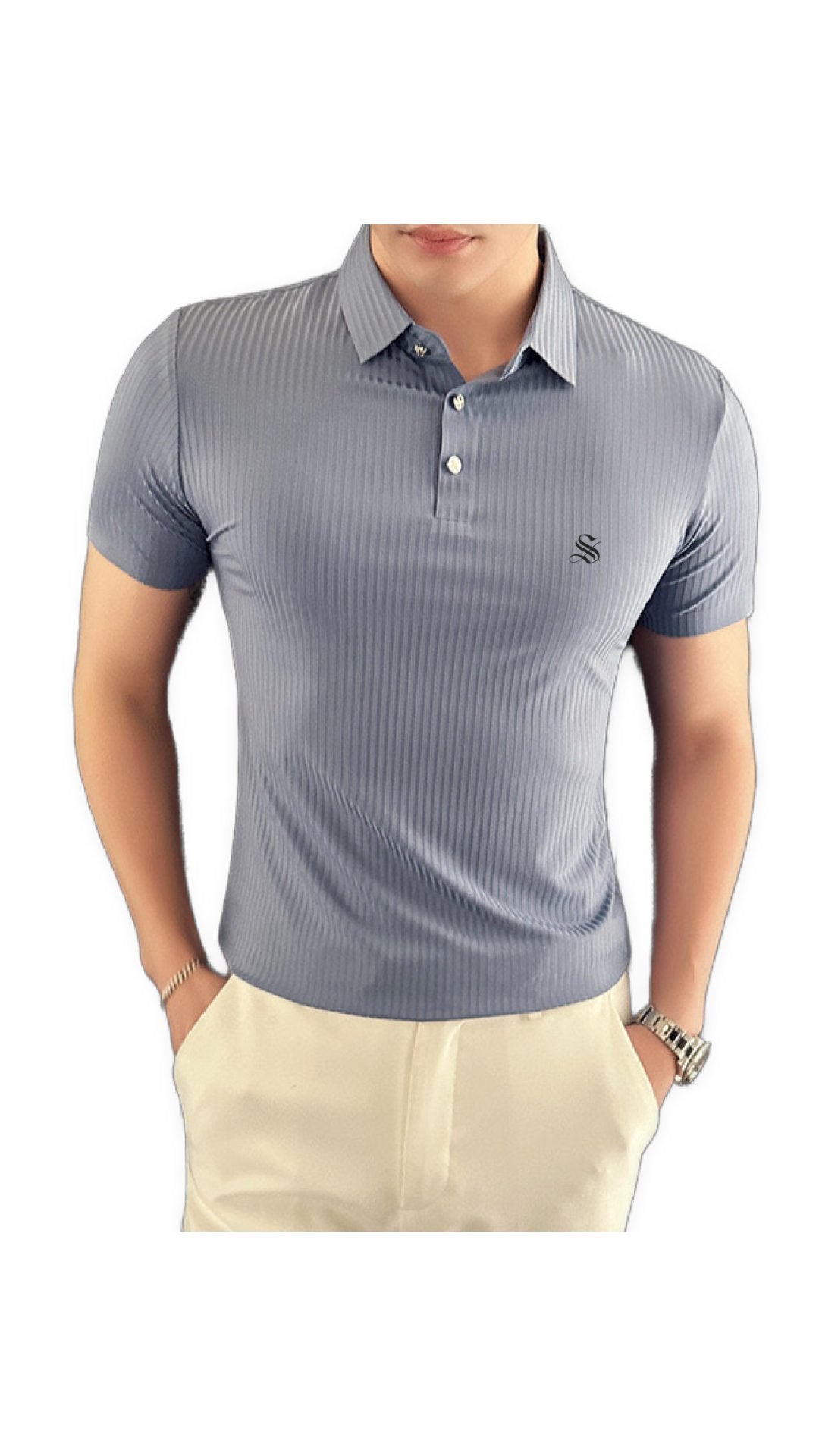 Junitcha - Polo Shirt for Men - Sarman Fashion - Wholesale Clothing Fashion Brand for Men from Canada