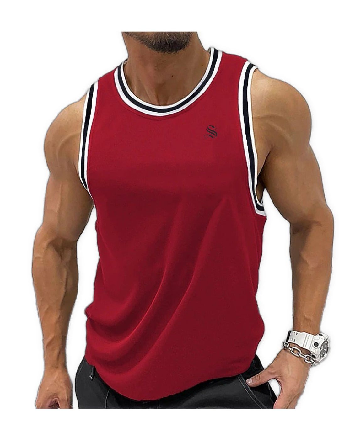 Karnav 2 - Tank Top for Men - Sarman Fashion - Wholesale Clothing Fashion Brand for Men from Canada