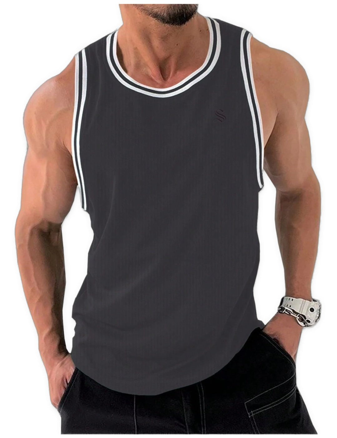 Karnav - Tank Top for Men - Sarman Fashion - Wholesale Clothing Fashion Brand for Men from Canada