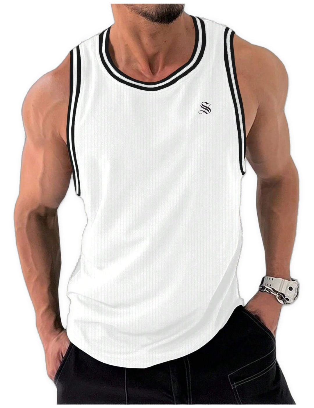 Karnav - Tank Top for Men - Sarman Fashion - Wholesale Clothing Fashion Brand for Men from Canada