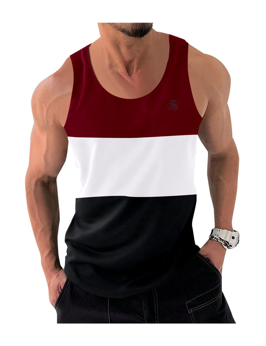 Kengan - Tank Top for Men - Sarman Fashion - Wholesale Clothing Fashion Brand for Men from Canada