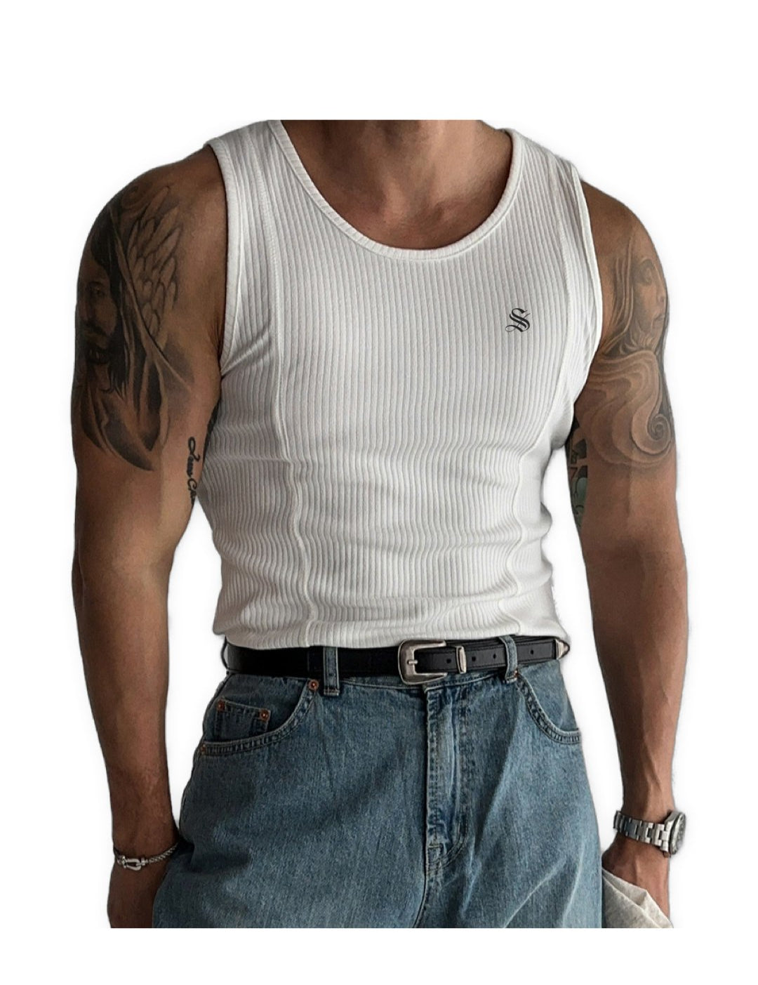 KGHI - Tank Top for Men - Sarman Fashion - Wholesale Clothing Fashion Brand for Men from Canada