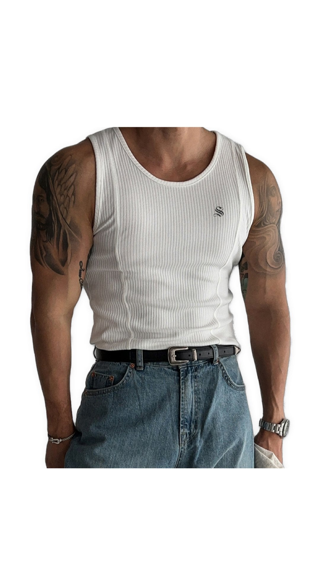 KGHI - Tank Top for Men - Sarman Fashion - Wholesale Clothing Fashion Brand for Men from Canada