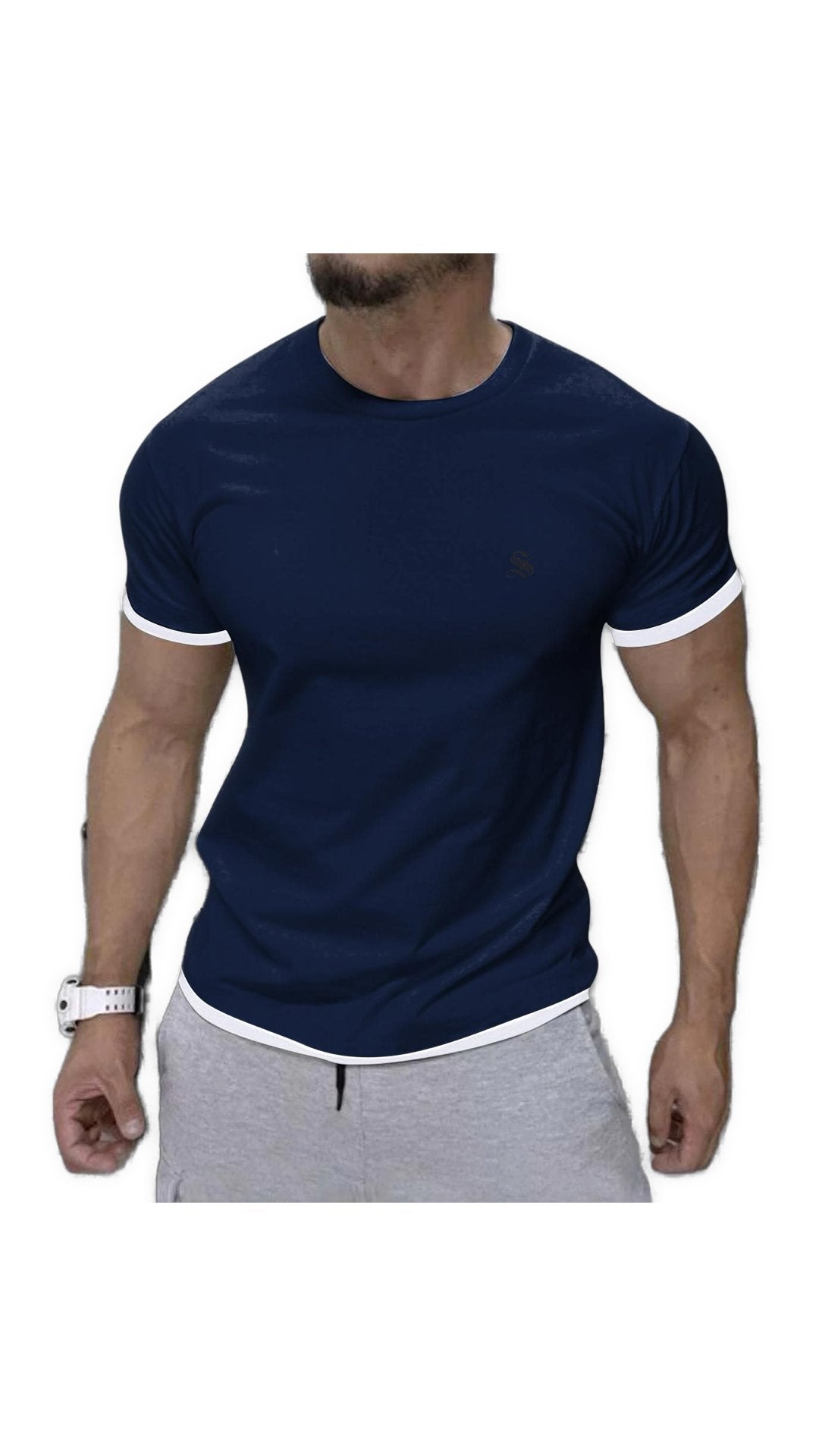 Kibuzona - T-Shirt for Men - Sarman Fashion - Wholesale Clothing Fashion Brand for Men from Canada