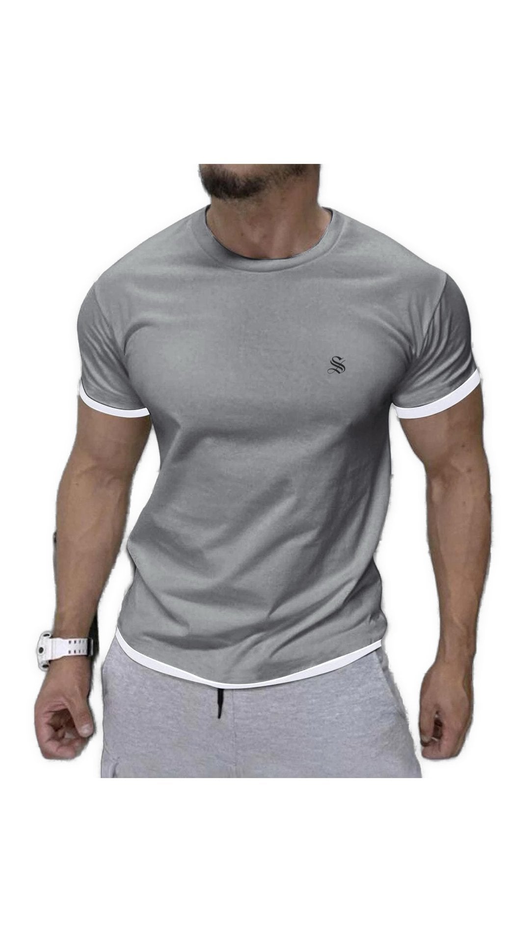 Kibuzona - T-Shirt for Men - Sarman Fashion - Wholesale Clothing Fashion Brand for Men from Canada