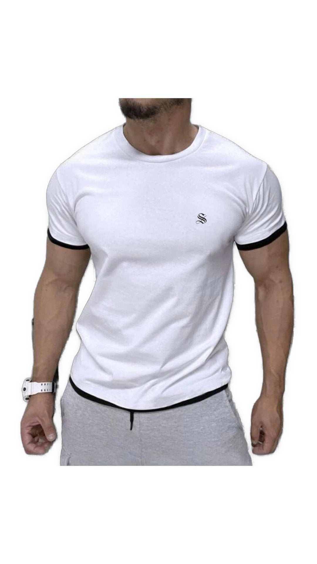 Kibuzona - T-Shirt for Men - Sarman Fashion - Wholesale Clothing Fashion Brand for Men from Canada