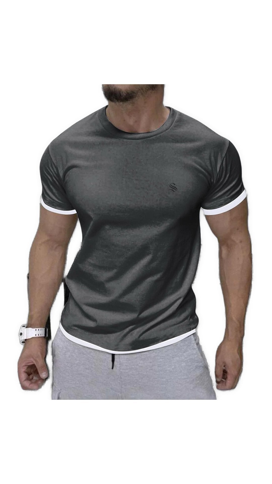 Kibuzona - T-Shirt for Men - Sarman Fashion - Wholesale Clothing Fashion Brand for Men from Canada