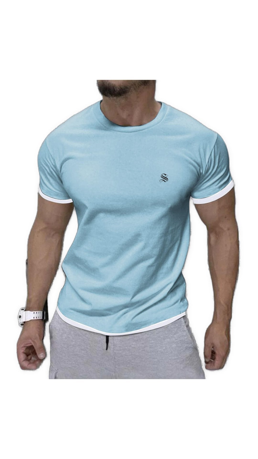 Kibuzona - T-Shirt for Men - Sarman Fashion - Wholesale Clothing Fashion Brand for Men from Canada