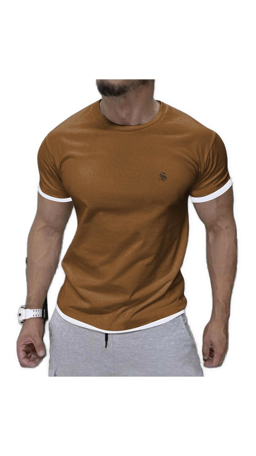 Kibuzona - T-Shirt for Men - Sarman Fashion - Wholesale Clothing Fashion Brand for Men from Canada