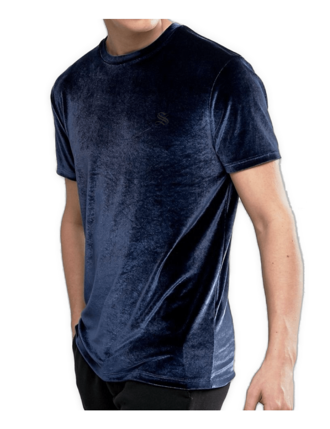 KiJa 7 - Velvet T-Shirt for Men - Sarman Fashion - Wholesale Clothing Fashion Brand for Men from Canada