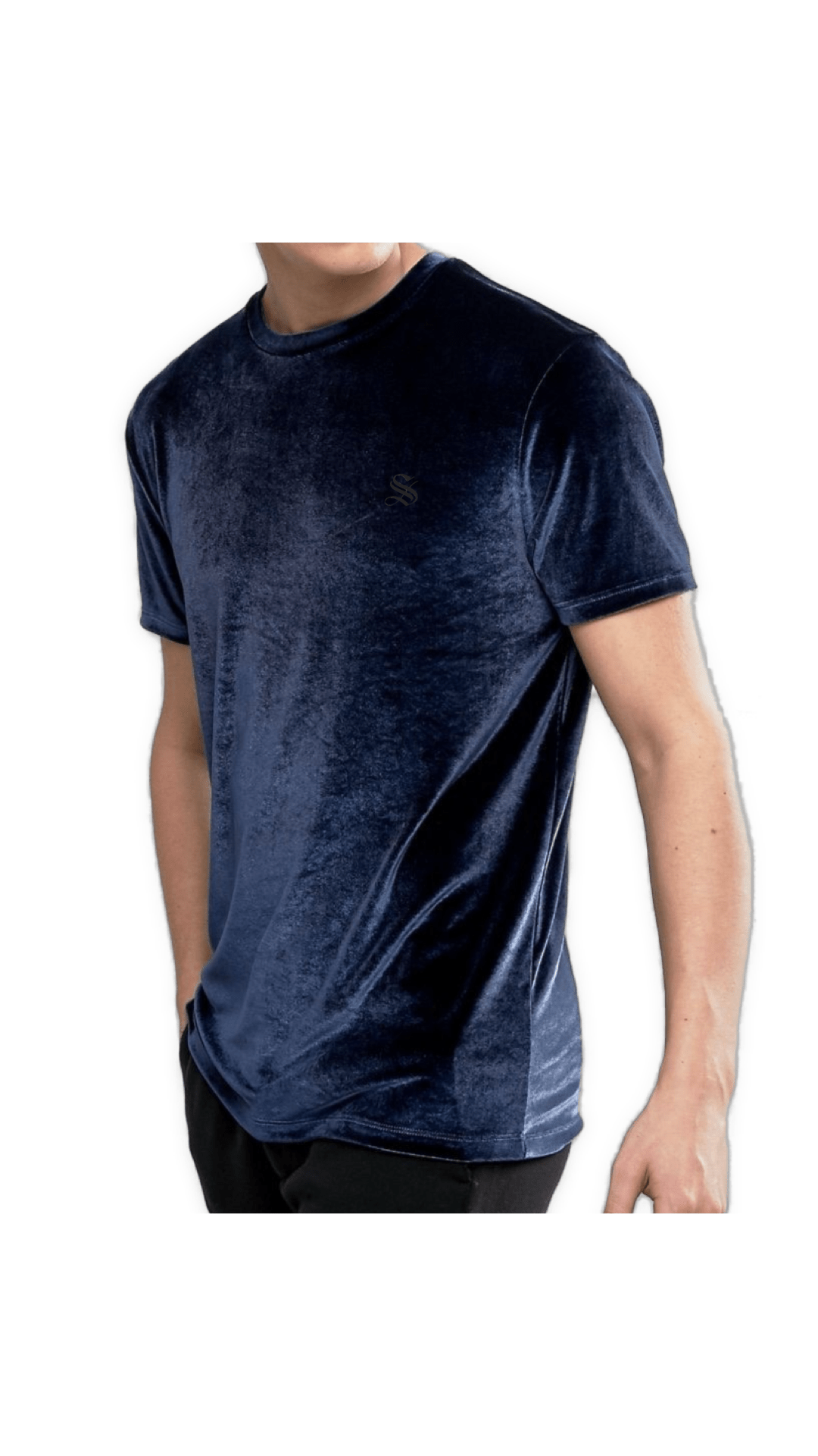 KiJa 7 - Velvet T-Shirt for Men - Sarman Fashion - Wholesale Clothing Fashion Brand for Men from Canada