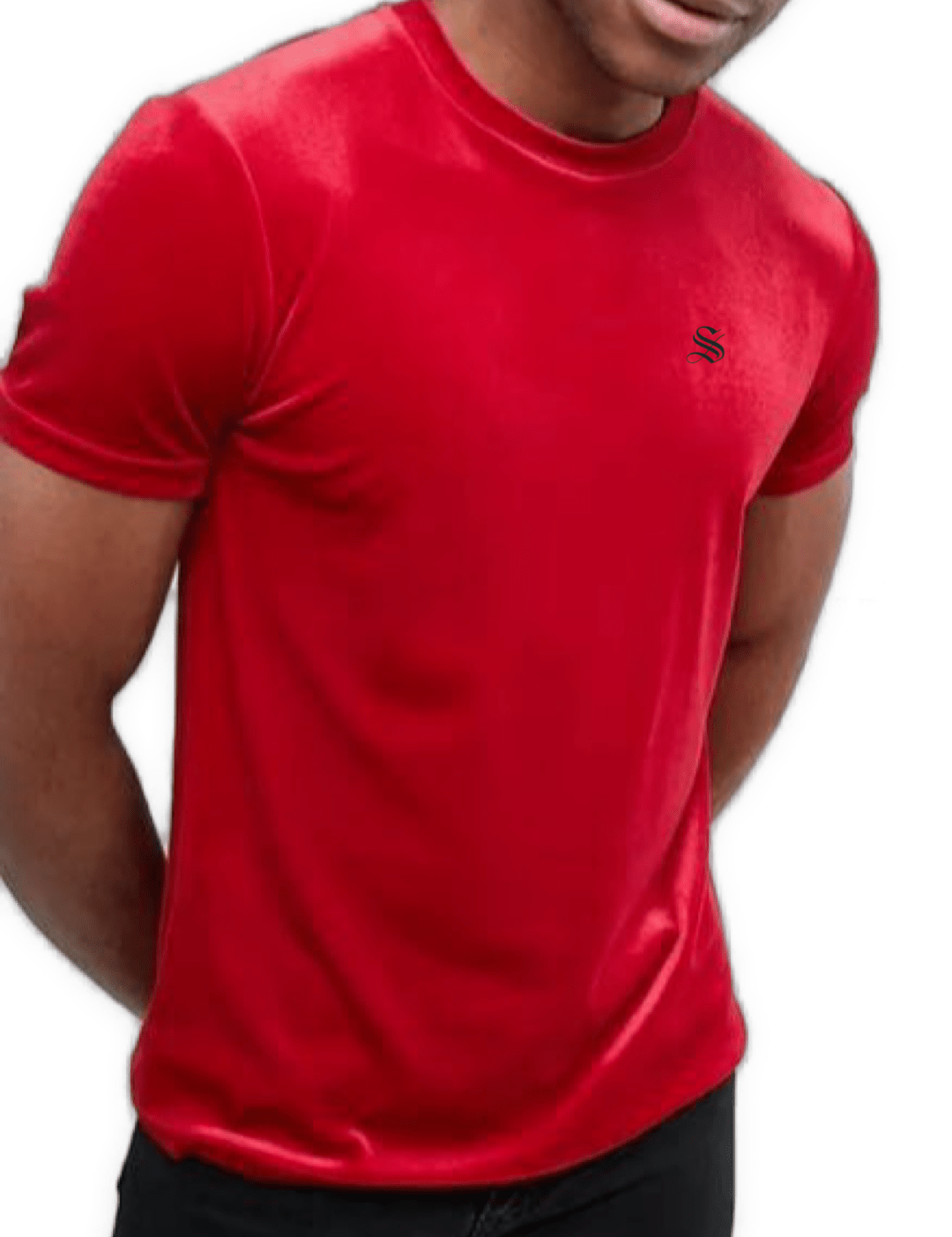 KiJa - Velvet T-Shirt for Men - Sarman Fashion - Wholesale Clothing Fashion Brand for Men from Canada