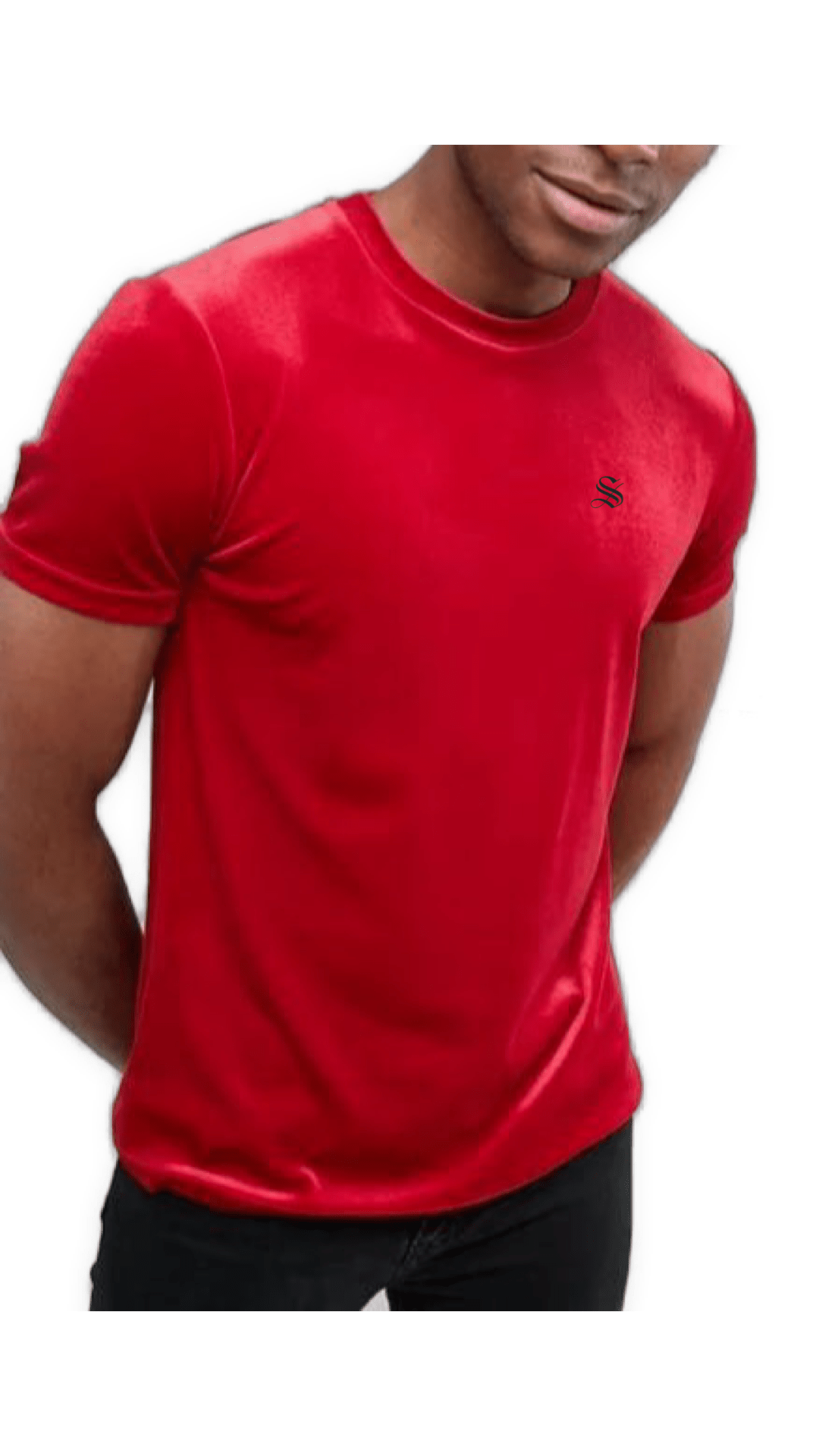 KiJa - Velvet T-Shirt for Men - Sarman Fashion - Wholesale Clothing Fashion Brand for Men from Canada