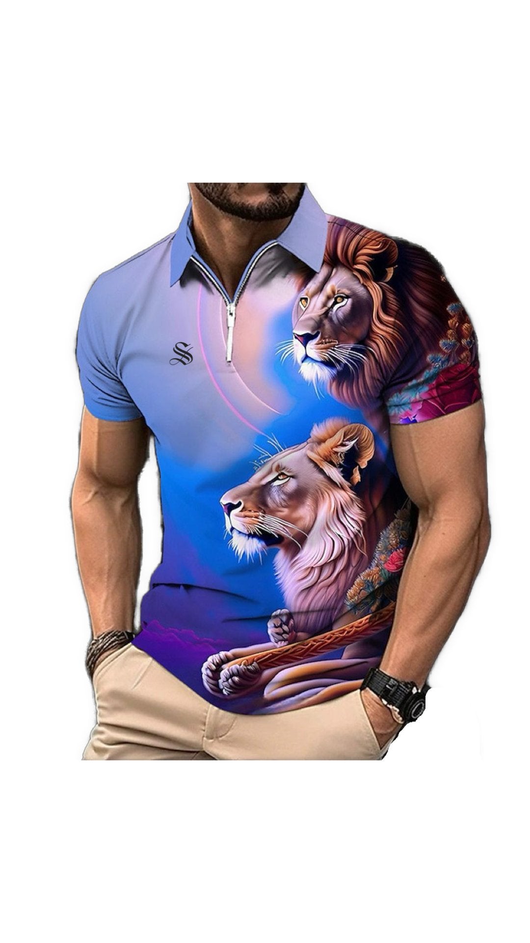 KiLion - Polo Shirt for Men - Sarman Fashion - Wholesale Clothing Fashion Brand for Men from Canada