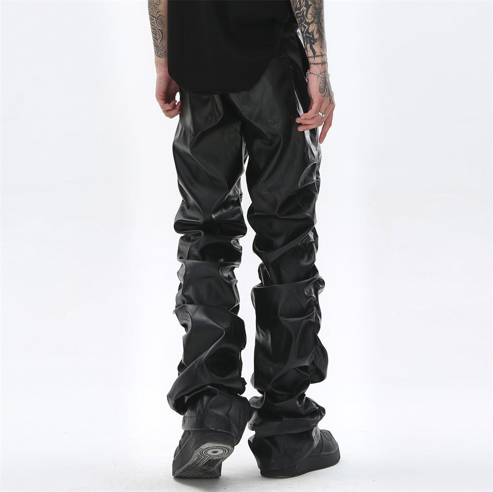 Kim 4 - Pu - Leather Pant’s for Men - Sarman Fashion - Wholesale Clothing Fashion Brand for Men from Canada