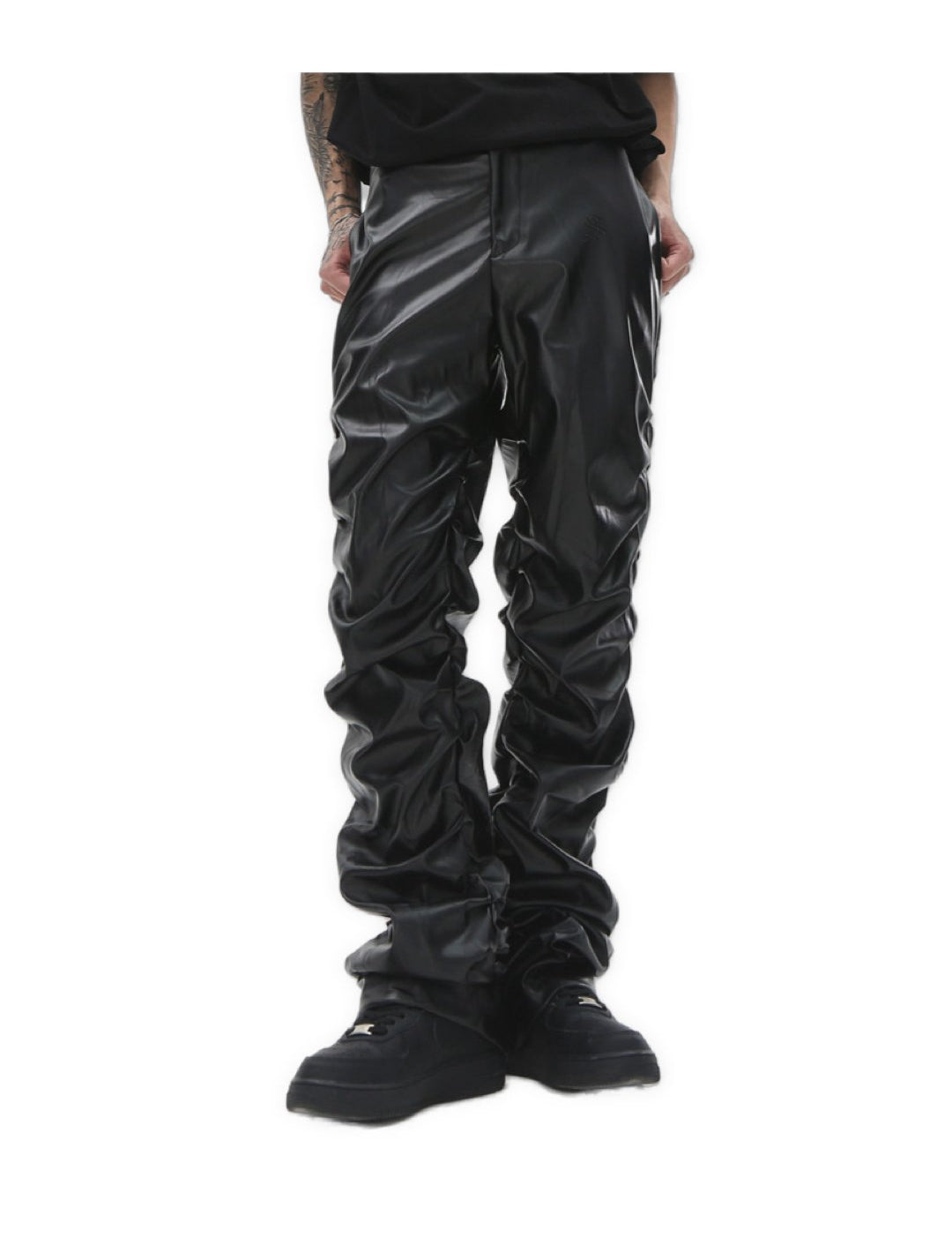 Kim 4 - Pu - Leather Pant’s for Men - Sarman Fashion - Wholesale Clothing Fashion Brand for Men from Canada