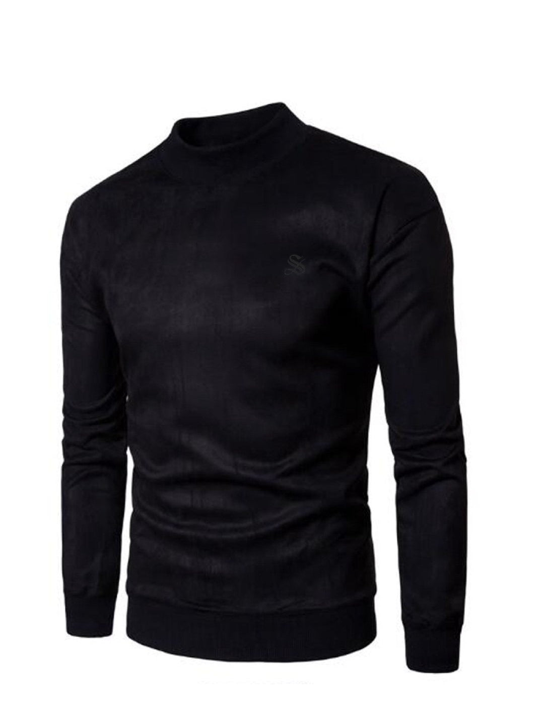 KimK - Long Sleeve High Neck Shirt for Men - Sarman Fashion - Wholesale Clothing Fashion Brand for Men from Canada