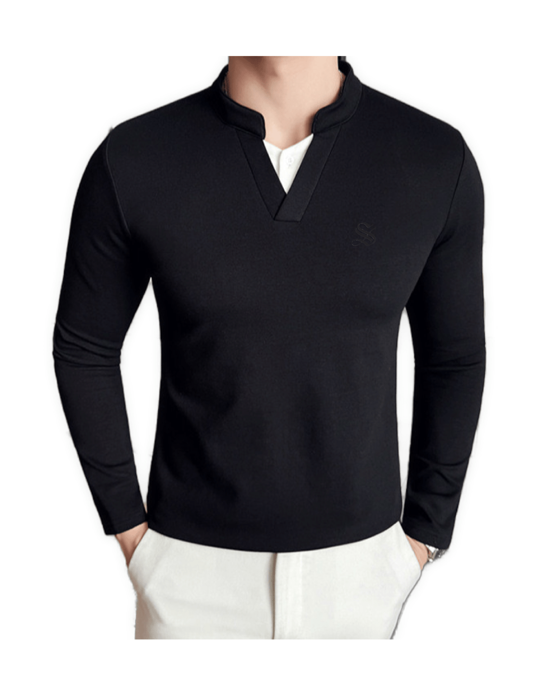 Kimoz - Long Sleeves Shirt for Men - Sarman Fashion - Wholesale Clothing Fashion Brand for Men from Canada