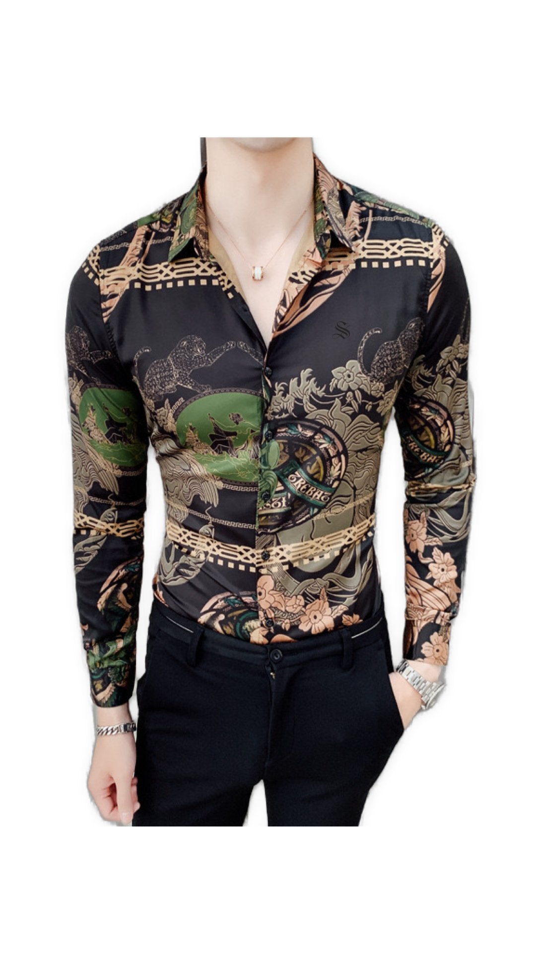 Kimurii - Long Sleeves Shirt for Men - Sarman Fashion - Wholesale Clothing Fashion Brand for Men from Canada