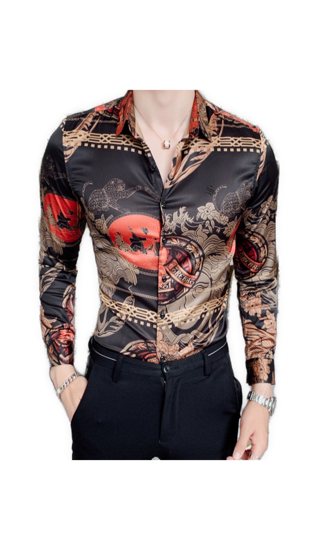 Kimurii - Long Sleeves Shirt for Men - Sarman Fashion - Wholesale Clothing Fashion Brand for Men from Canada