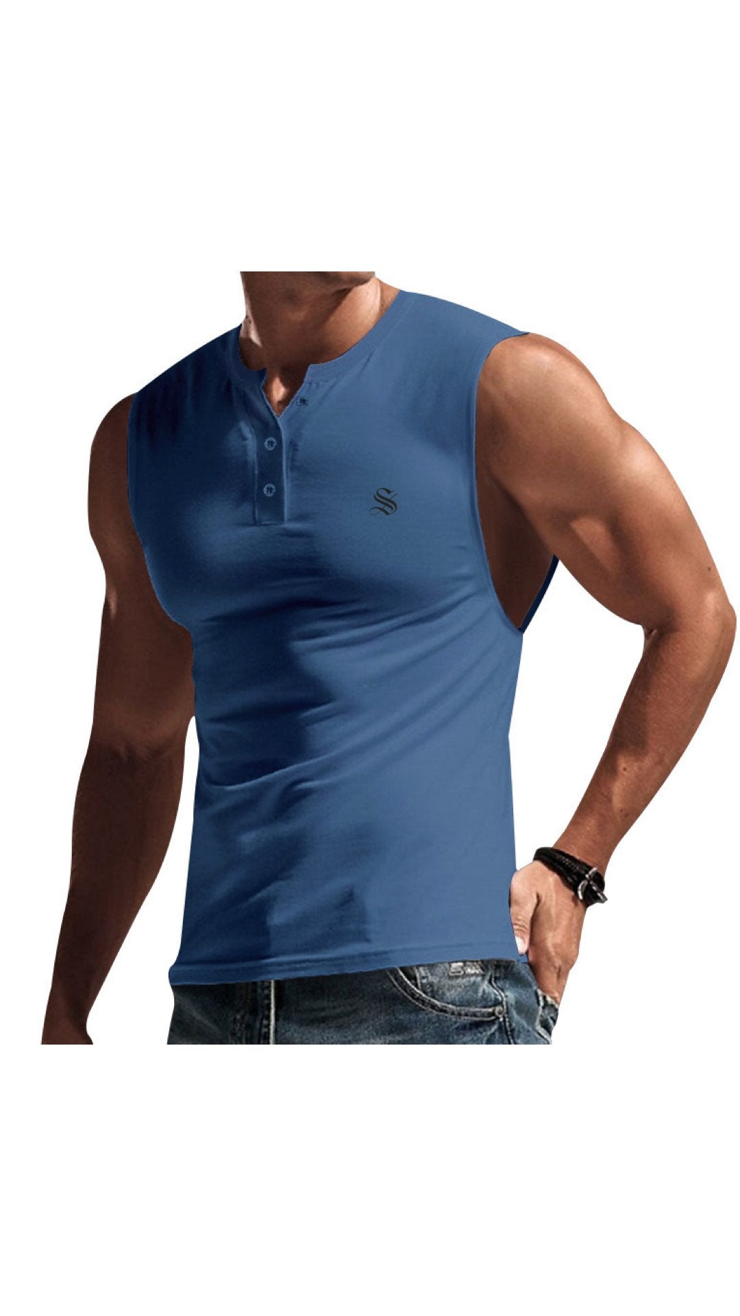 Kips 2 - Tank Top for Men - Sarman Fashion - Wholesale Clothing Fashion Brand for Men from Canada