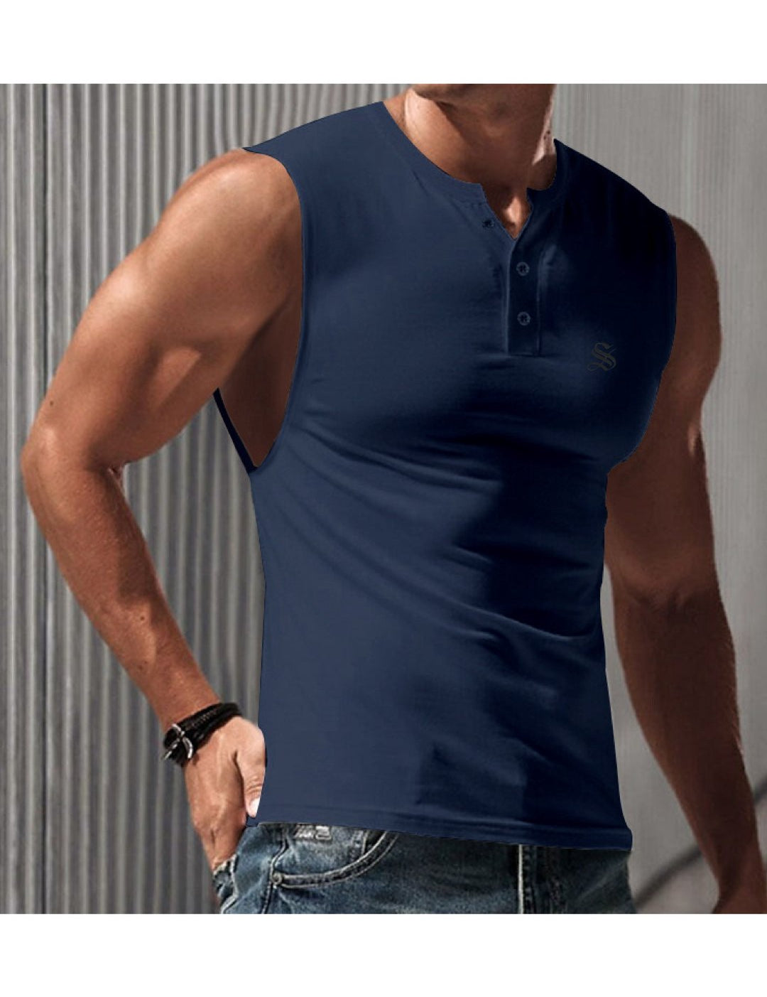 Kips 2 - Tank Top for Men - Sarman Fashion - Wholesale Clothing Fashion Brand for Men from Canada