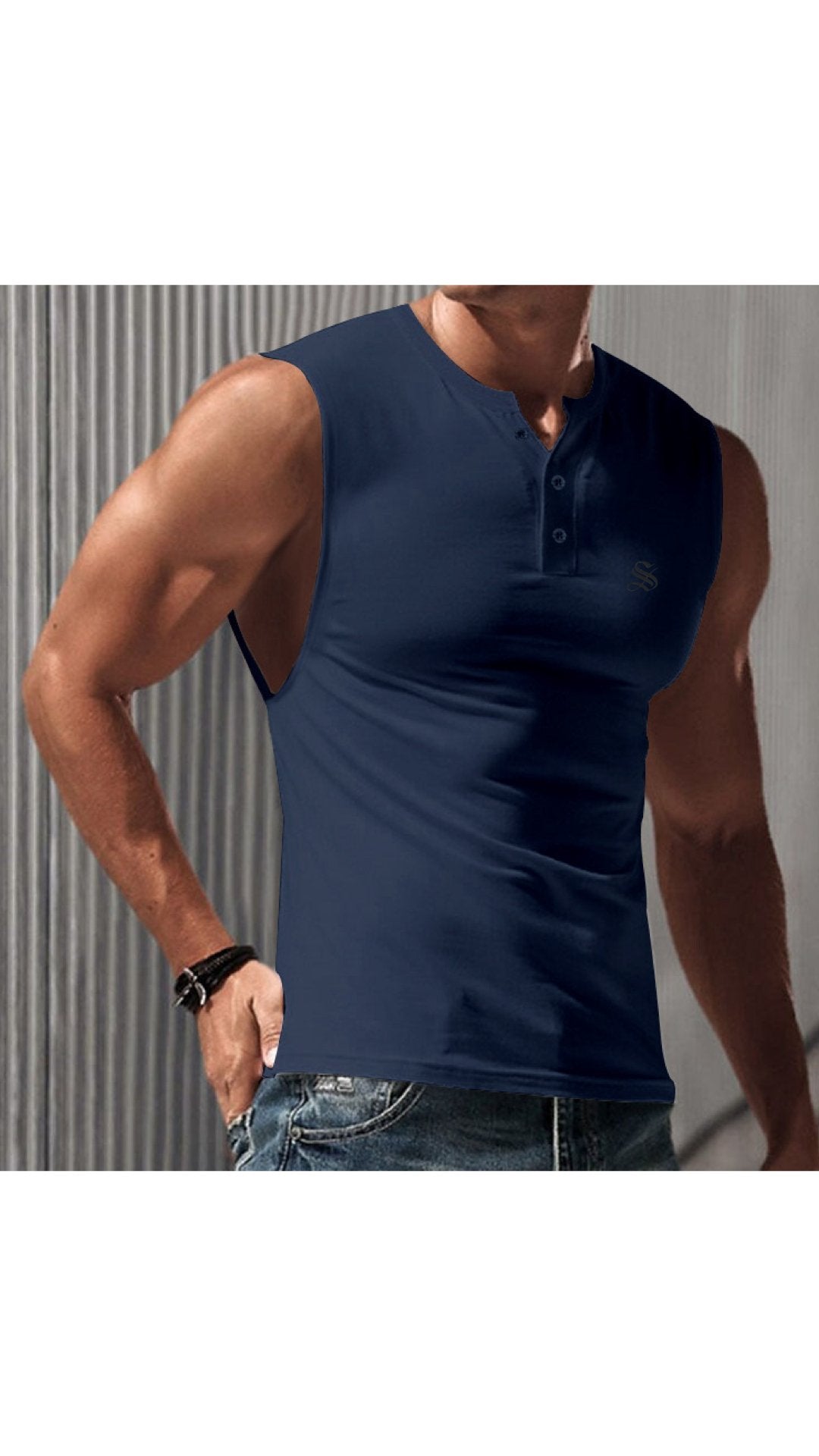 Kips 2 - Tank Top for Men - Sarman Fashion - Wholesale Clothing Fashion Brand for Men from Canada