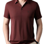 Kixo - Short Sleeves Shirt for Men - Sarman Fashion - Wholesale Clothing Fashion Brand for Men from Canada