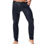 Kizbono 2 - Pu Leather Pants for Men - Sarman Fashion - Wholesale Clothing Fashion Brand for Men from Canada