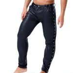 Kizbono 2 - Pu Leather Pants for Men - Sarman Fashion - Wholesale Clothing Fashion Brand for Men from Canada