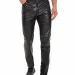 Kizbono 2 - Pu Leather Pants for Men - Sarman Fashion - Wholesale Clothing Fashion Brand for Men from Canada