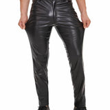 Kizbono 2 - Pu Leather Pants for Men - Sarman Fashion - Wholesale Clothing Fashion Brand for Men from Canada