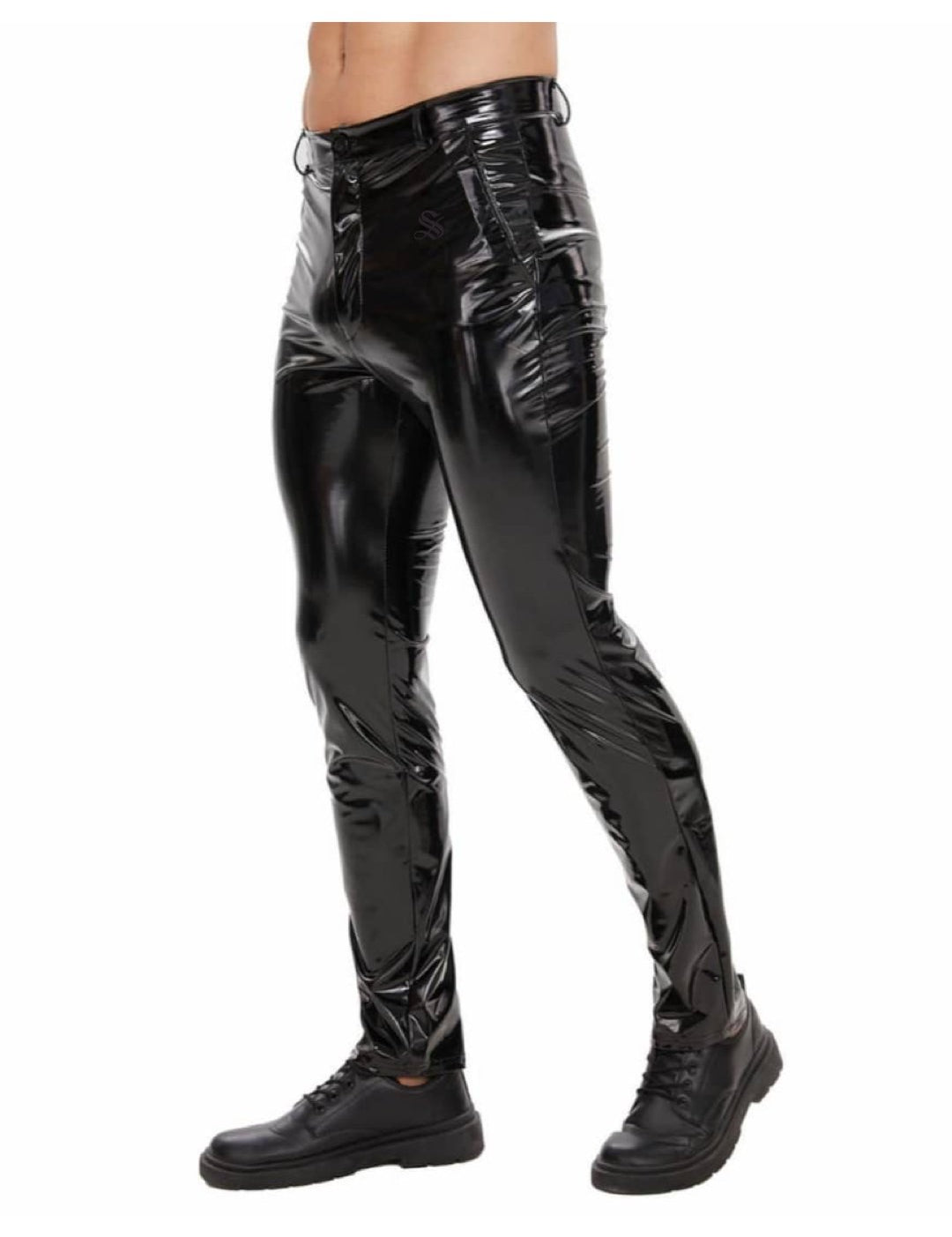 Kizbono - Pu Leather Pants for Men - Sarman Fashion - Wholesale Clothing Fashion Brand for Men from Canada