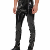 Kizbono - Pu Leather Pants for Men - Sarman Fashion - Wholesale Clothing Fashion Brand for Men from Canada