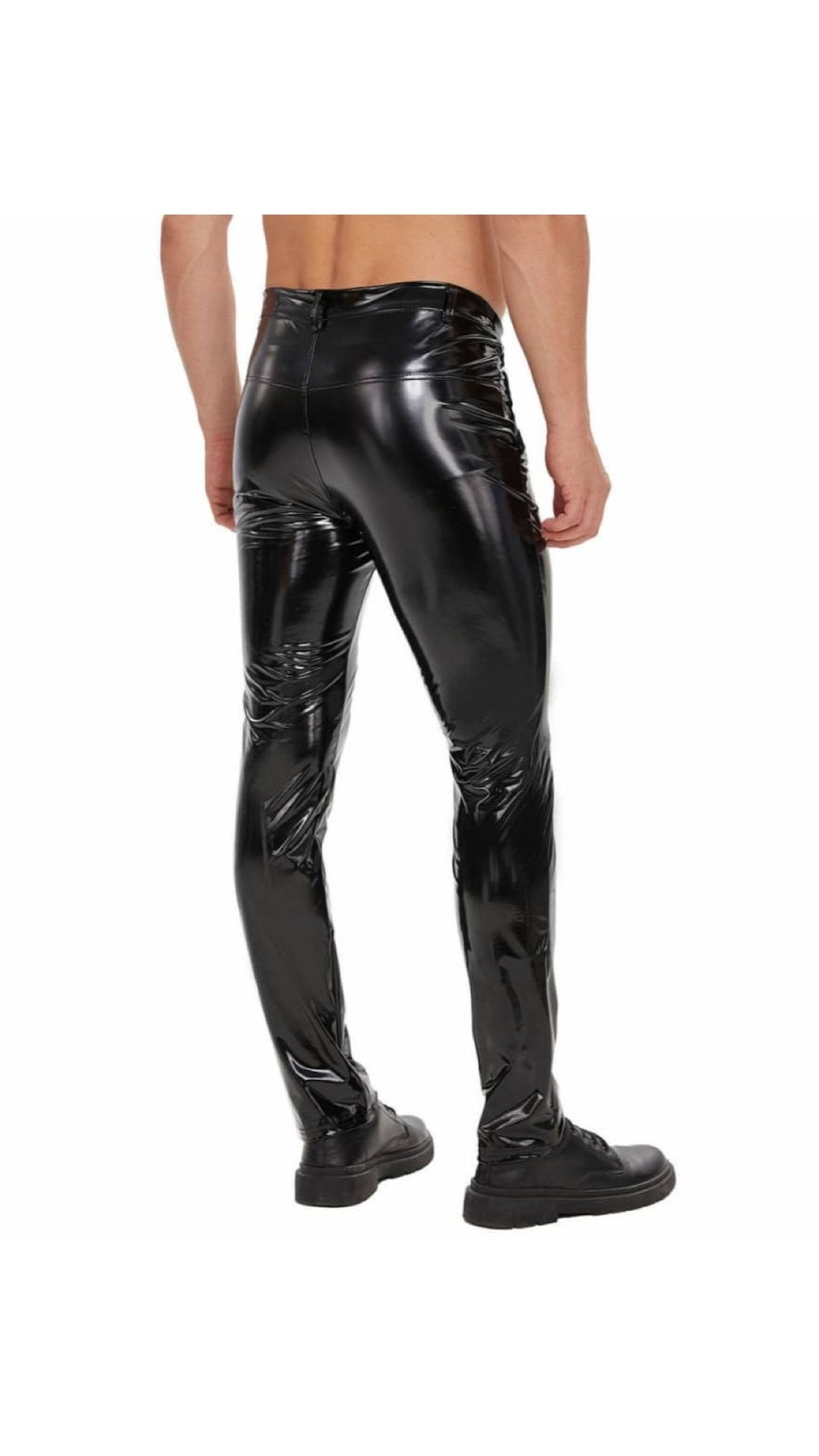 Kizbono - Pu Leather Pants for Men - Sarman Fashion - Wholesale Clothing Fashion Brand for Men from Canada