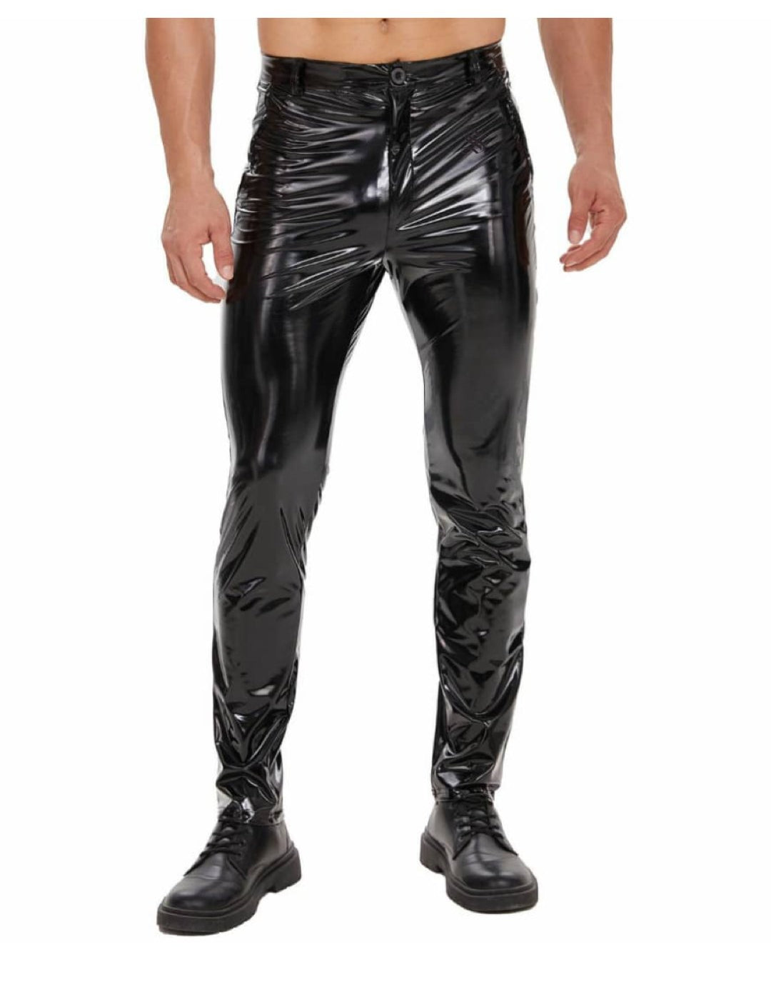 Kizbono - Pu Leather Pants for Men - Sarman Fashion - Wholesale Clothing Fashion Brand for Men from Canada